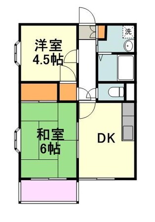 グランドール国立の物件間取画像